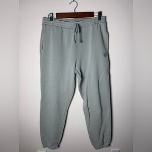 Victoria’s Secret PINK Aqua Green Lounge Joggers M EUC Comfy Warm Relaxed fit